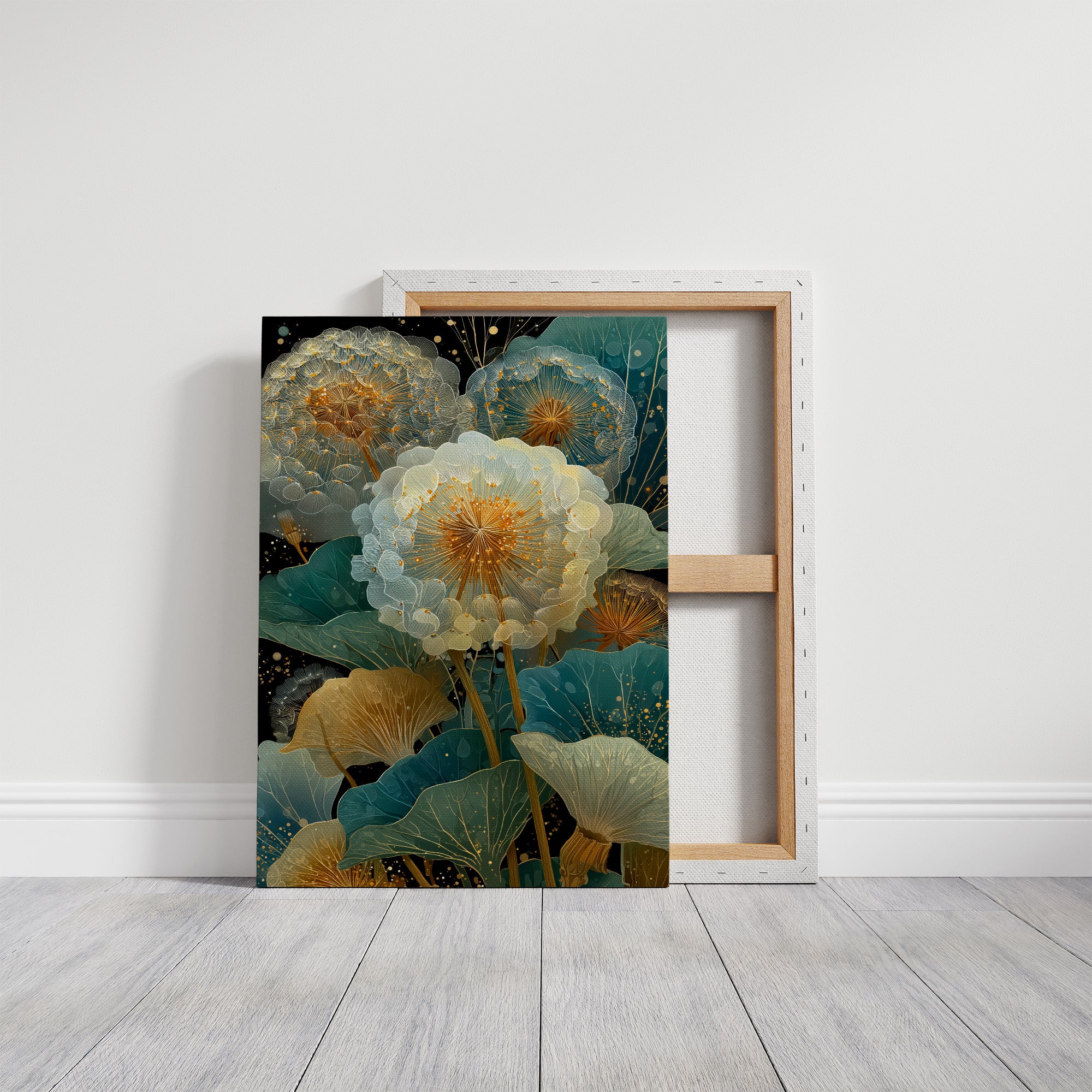 Wishes Written in Gold and Teal