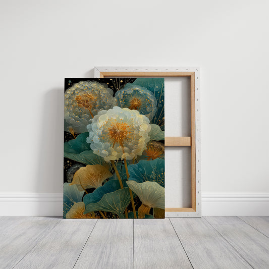 Wishes Written in Gold and Teal