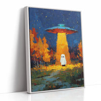 Ethereal Encounter Under Alien Light