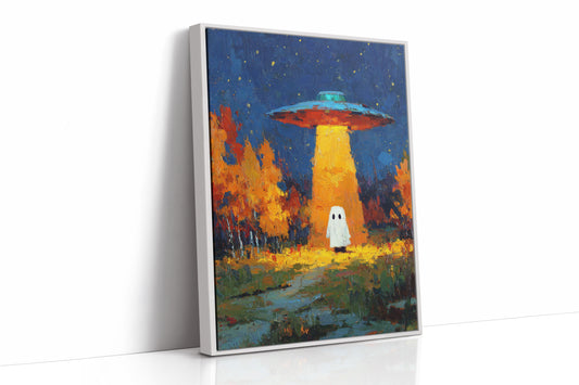 Ethereal Encounter Under Alien Light