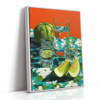 Melon Wedges and Ice Water