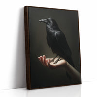 Ancient Wisdom Perches On Palm