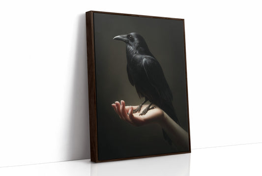 Ancient Wisdom Perches On Palm