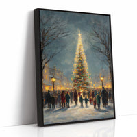 Winter Lights Draw The Village Together