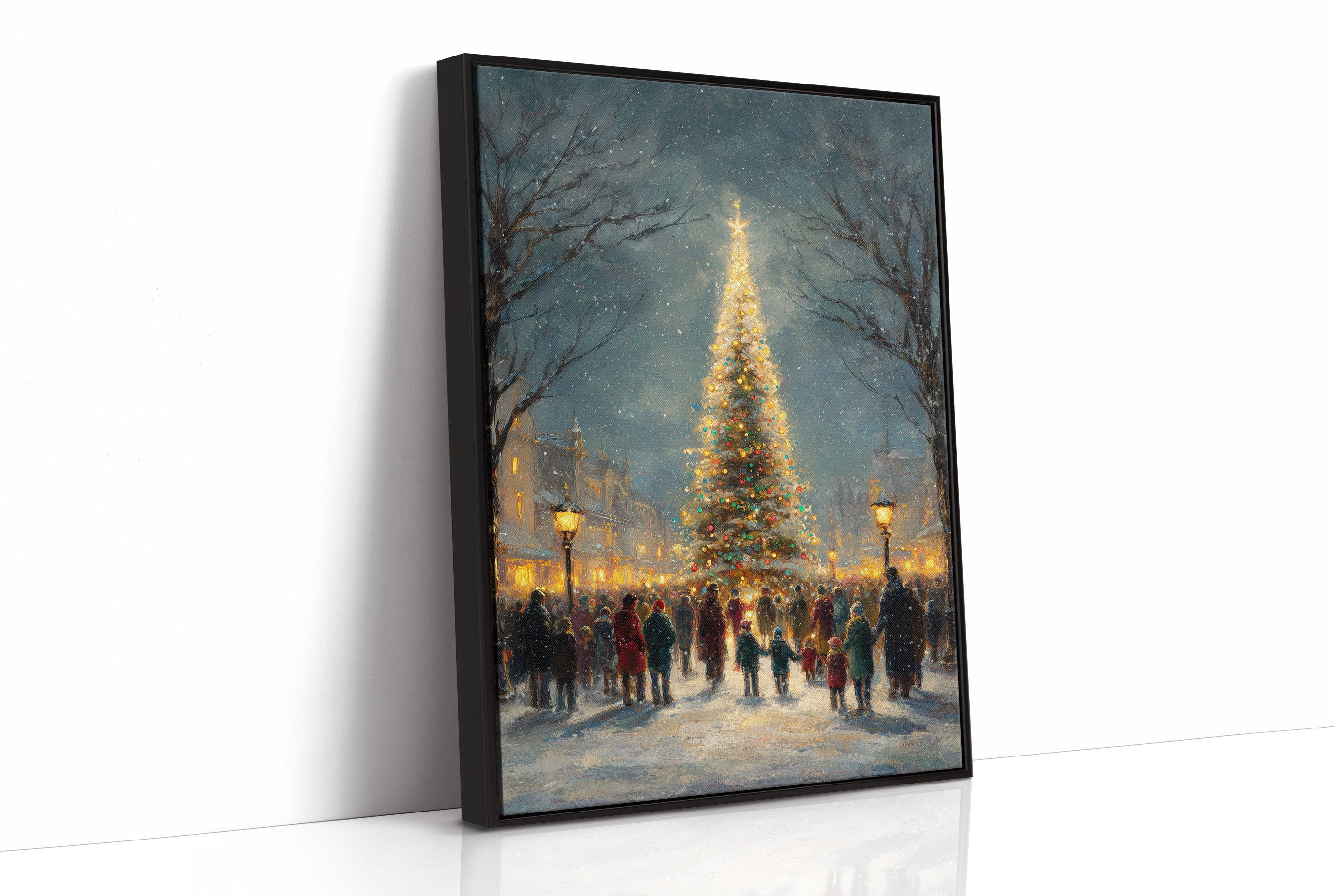 Winter Lights Draw The Village Together