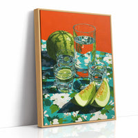Melon Wedges and Ice Water