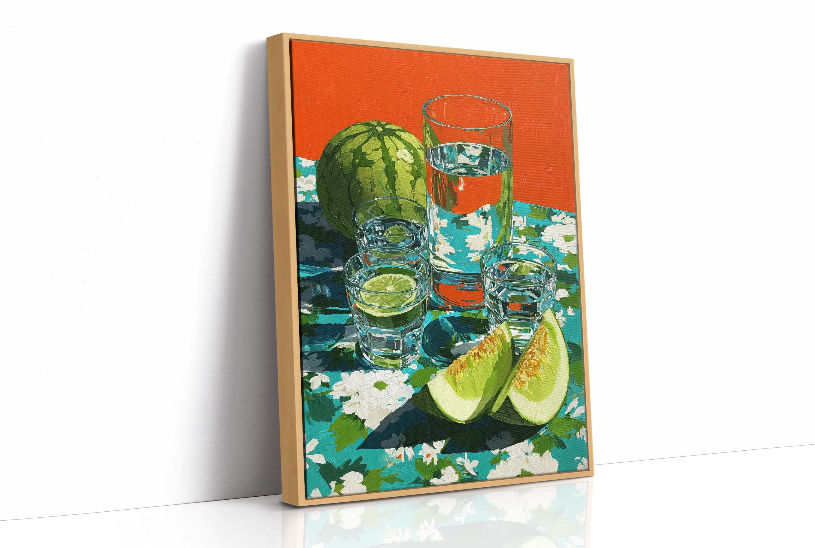 Melon Wedges and Ice Water