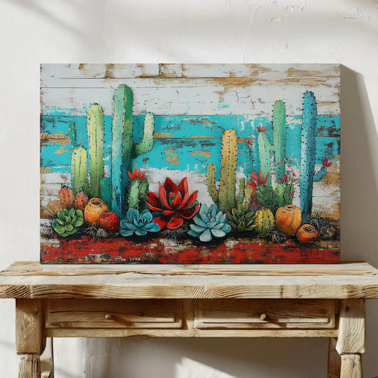 Desert Blooms Paint Turquoise Dreams