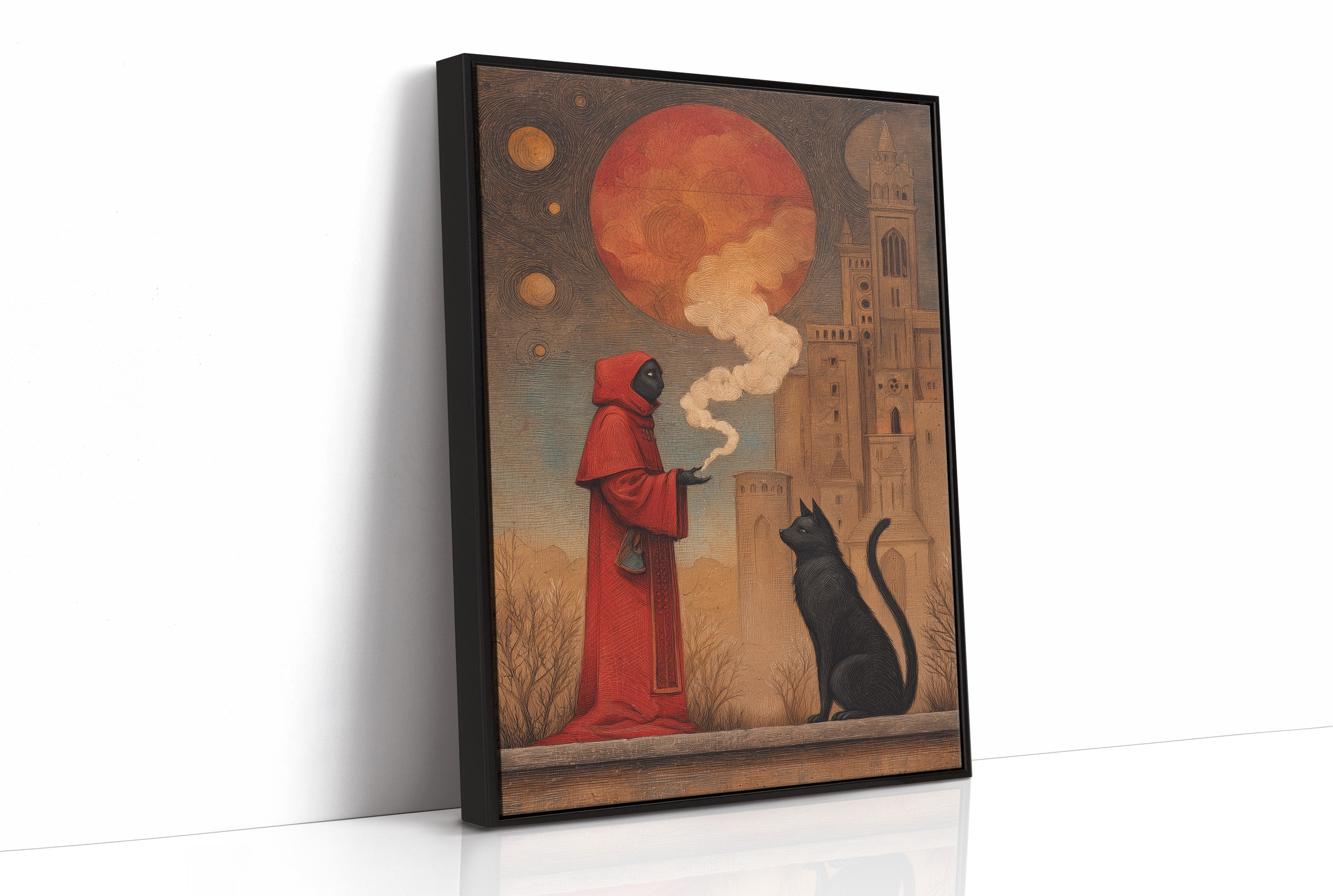 Crimson Monk And Midnight Familiar