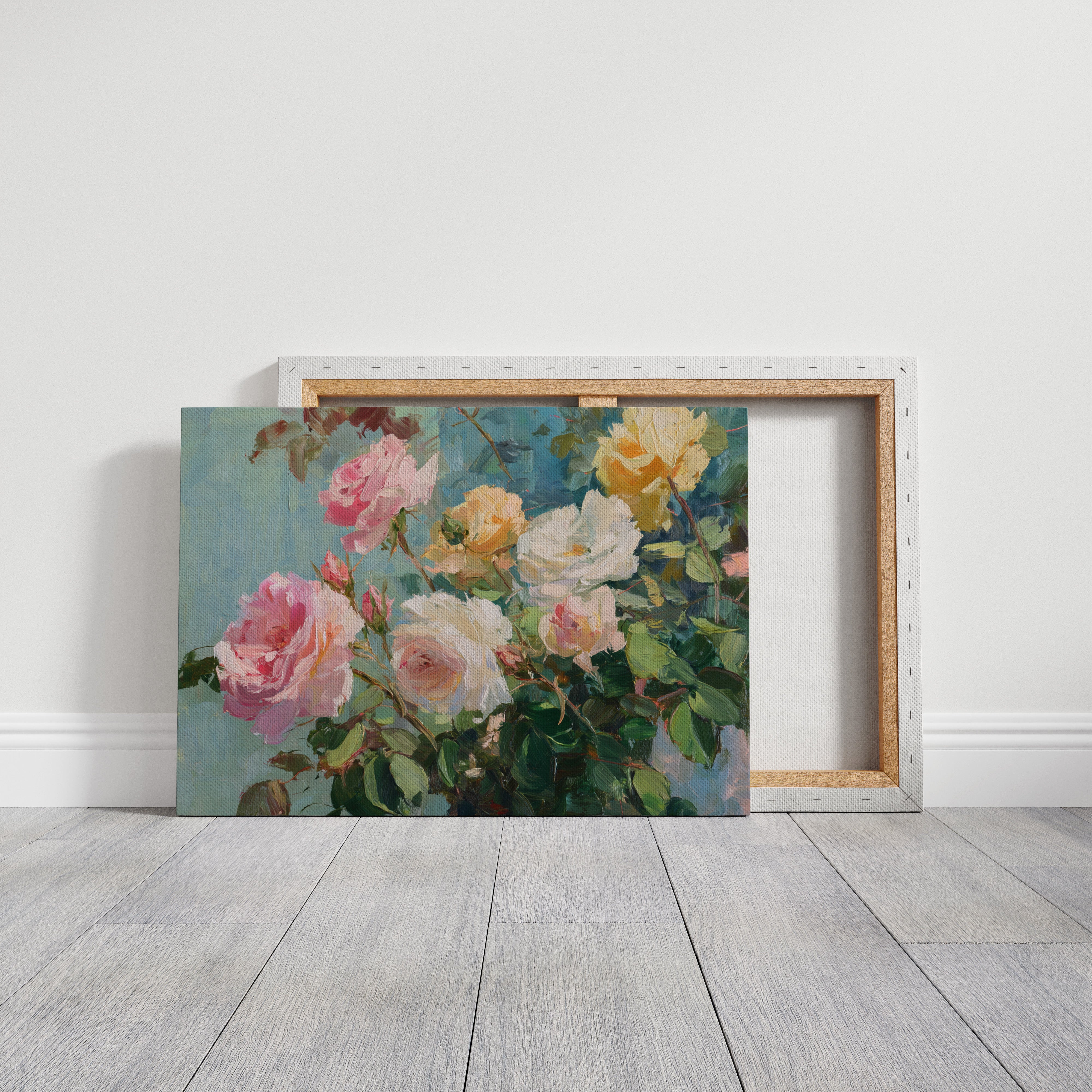 Summer Roses Catch Morning Light