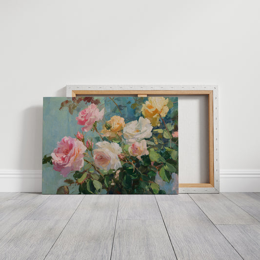 Summer Roses Catch Morning Light