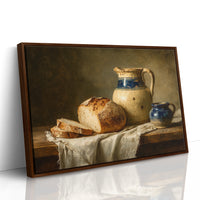 Harvest's Bounty on Rustic Table