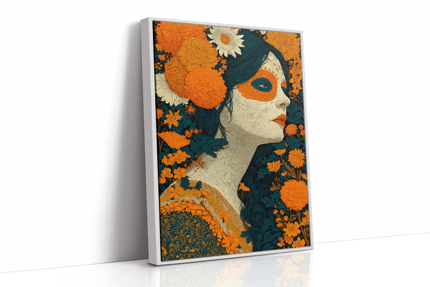 Beneath Blooms of Radiant Color