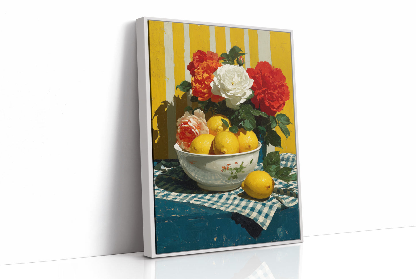 Roses Beside the Lemon Bowl