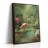 Pink Elegance In Verdant Paradise