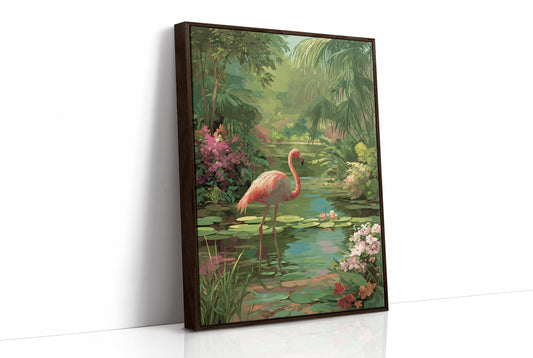 Pink Elegance In Verdant Paradise