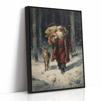 Forest Friends Share Winter's Magic
