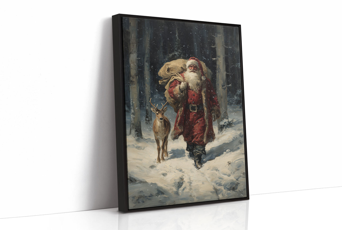 Forest Friends Share Winter's Magic