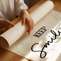 Keep Smiling Script Quote