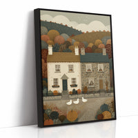 Autumn Cottages in the Rolling Hills