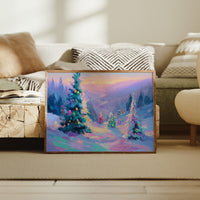 Winter Magic Paints The Mountain Pink