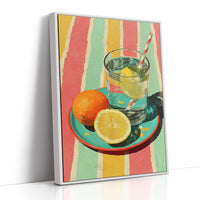 Iced Lemonade, Summer Stripes