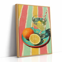 Iced Lemonade, Summer Stripes