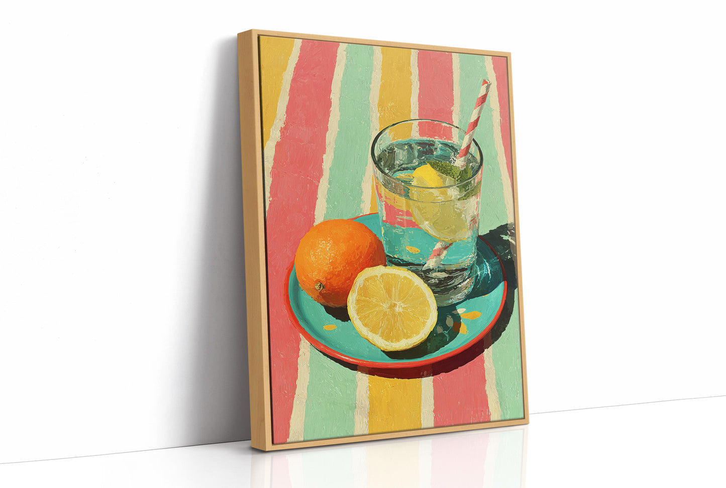 Iced Lemonade, Summer Stripes