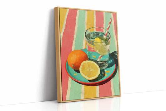 Iced Lemonade, Summer Stripes