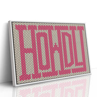 Howdy Pink Mosaic Western Greeting