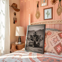 Leather Armchair Holds Desert Solitude
