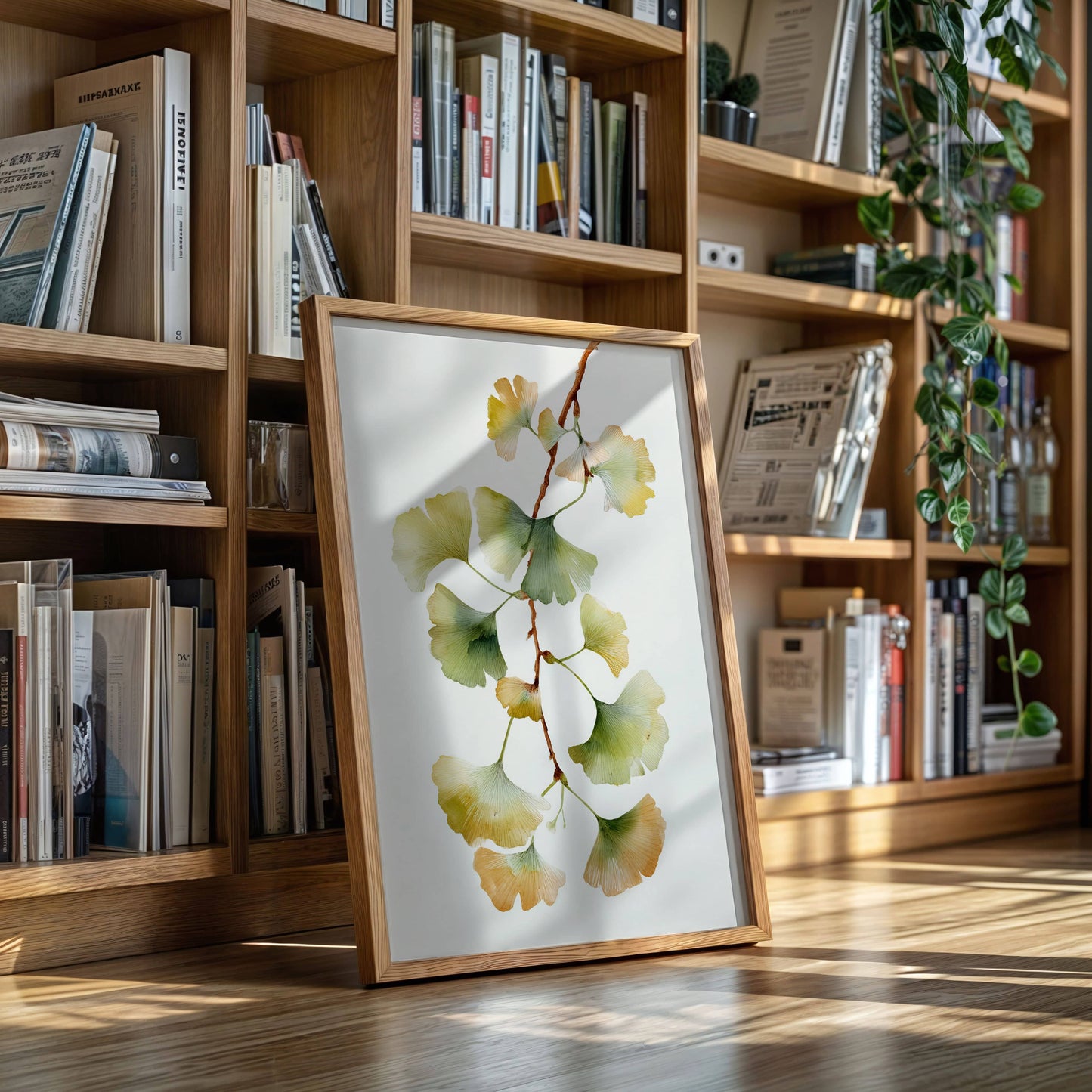 Ginkgo Leaves Write Nature's Poem