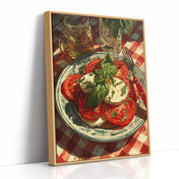 Caprese on Checkered Cloth