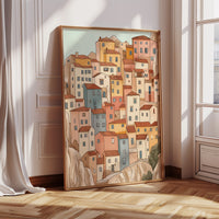 Colorful Village on the Cliffs