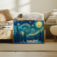 Starlit Pines Dance Through Time