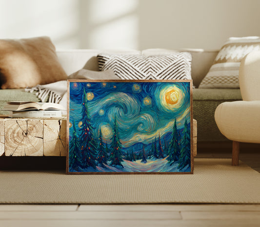 Starlit Pines Dance Through Time