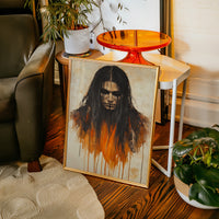 Ember Stare Warrior Portrait