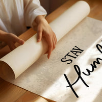 Stay Humble Script Quote