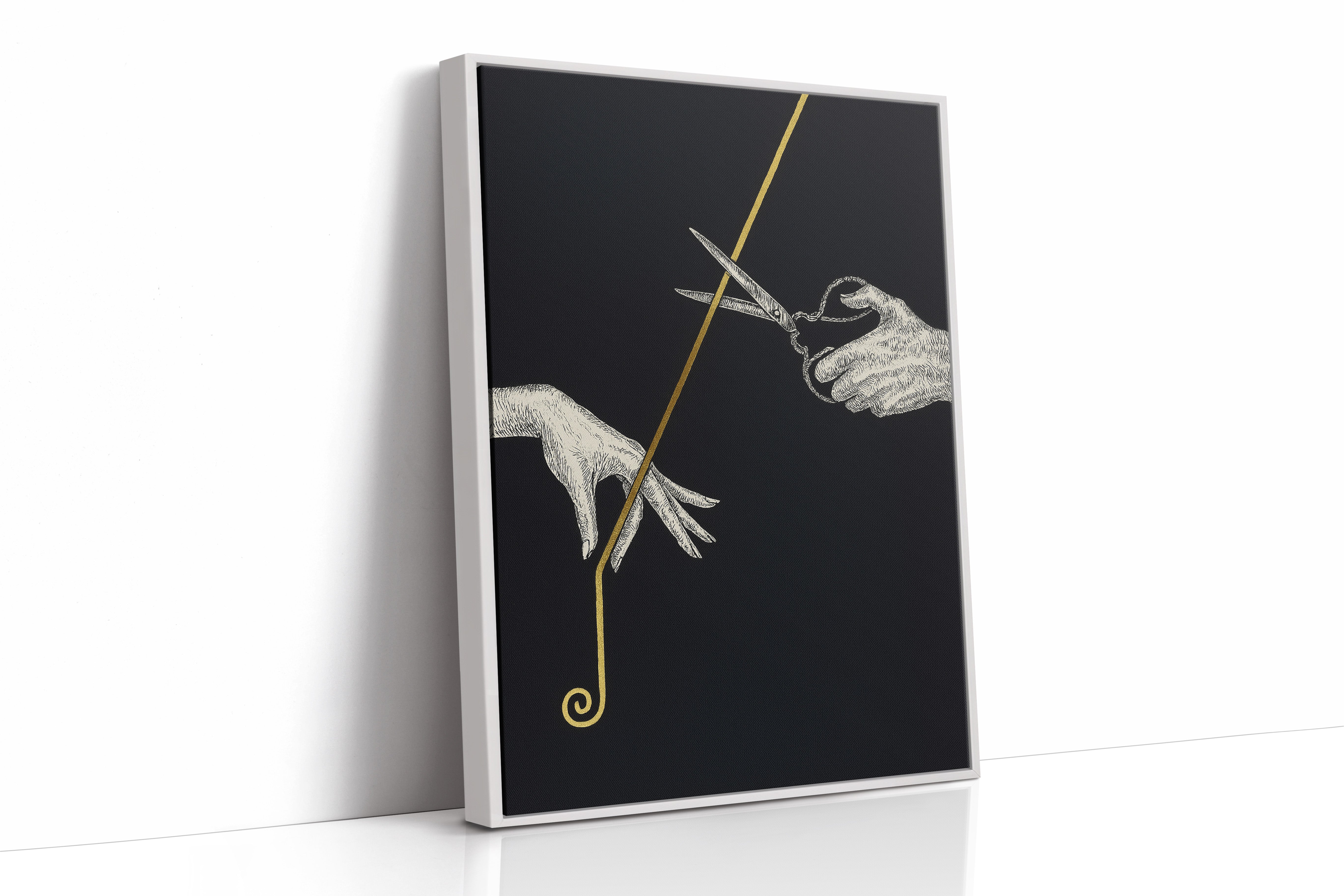 Severance Line in Gold and Ink