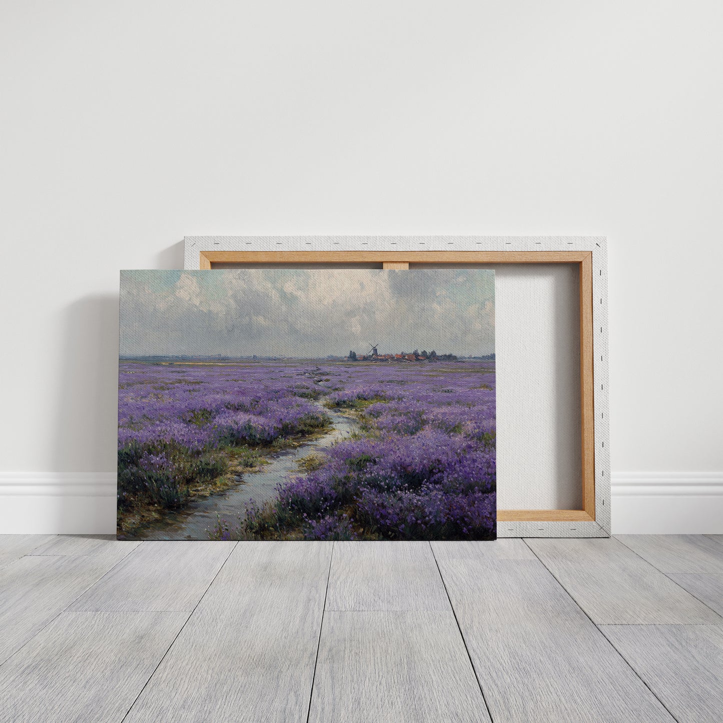 Lavender Paths Lead To Windmills