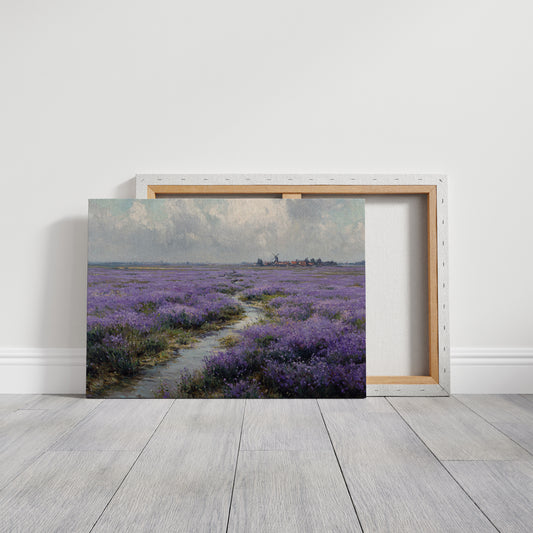 Lavender Paths Lead To Windmills