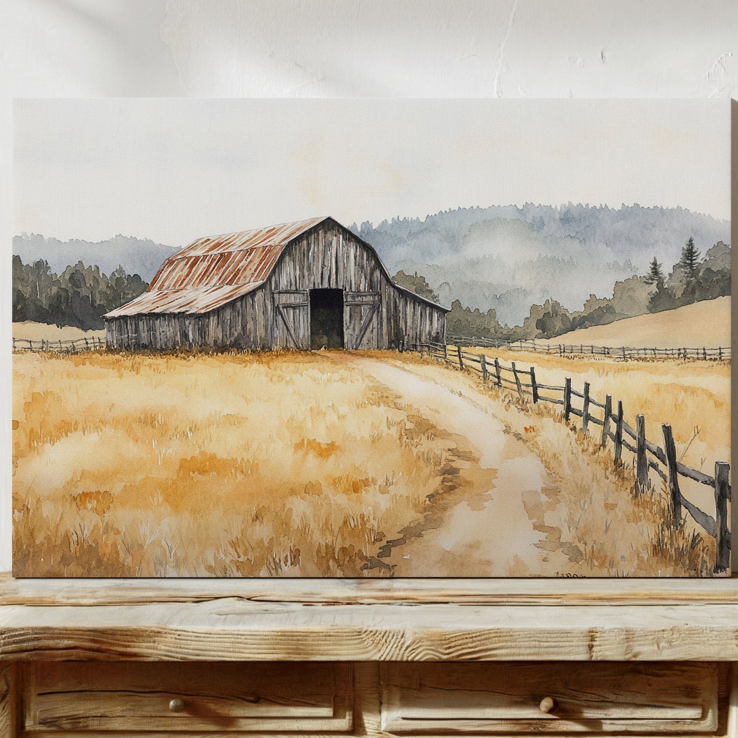 Autumn Fields Lead Home Again
