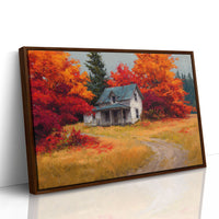 Harvest Home Beneath Fiery Canopy