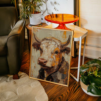 Rustic Longhorn with Painted Soul