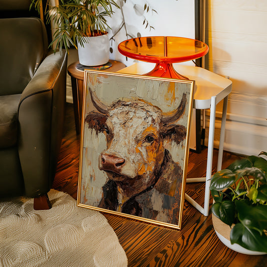 Rustic Longhorn with Painted Soul