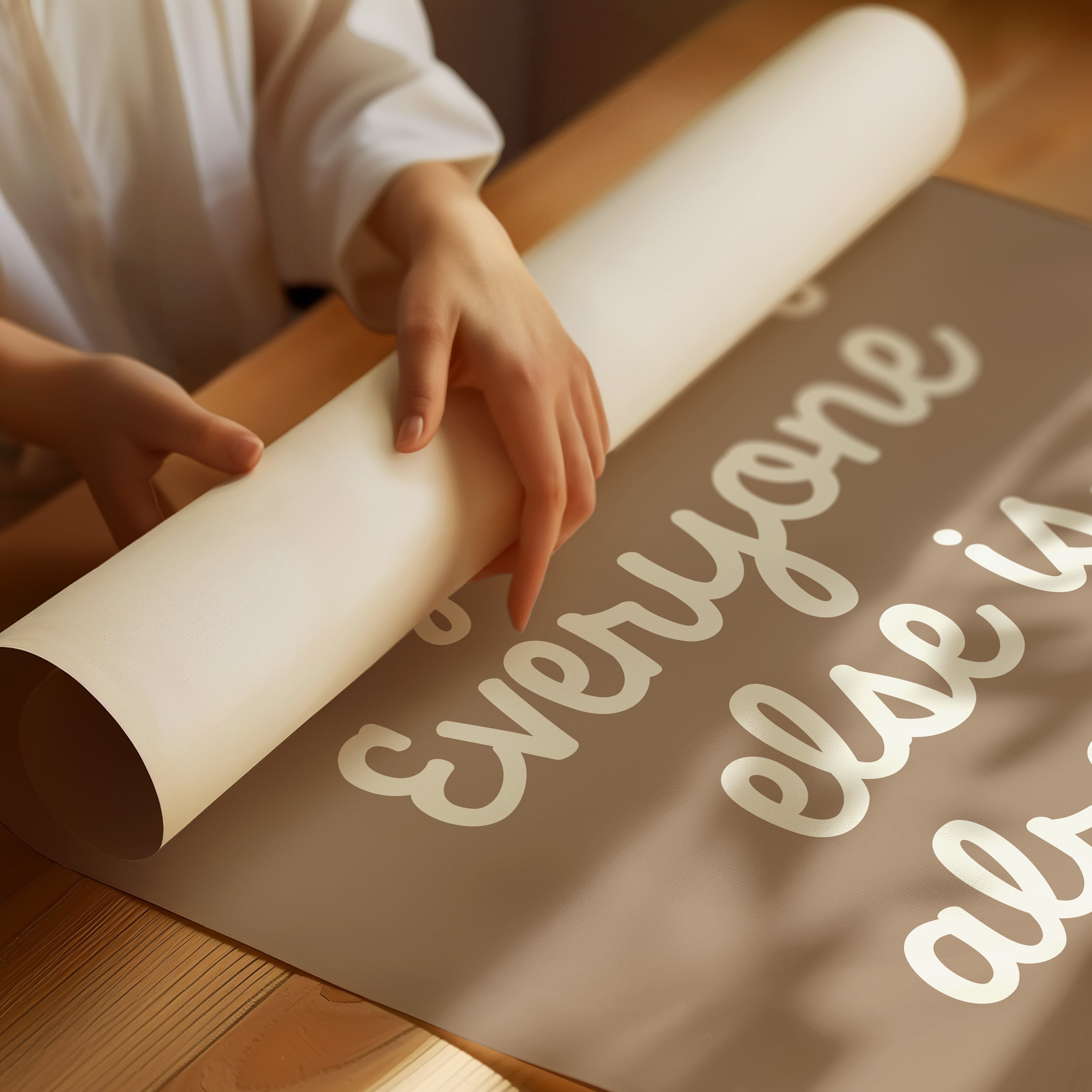 Everyone Else, In Cursive