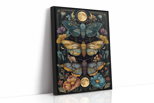 Midnight Moths Chase Celestial Dreams