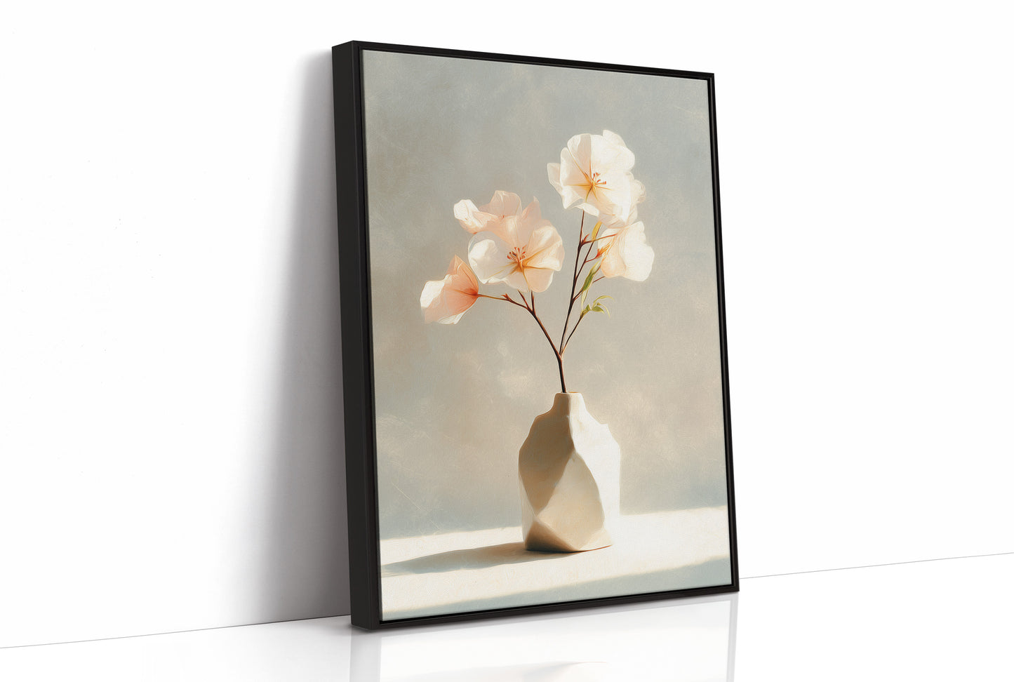 Delicate Blossoms in Blush and Cream