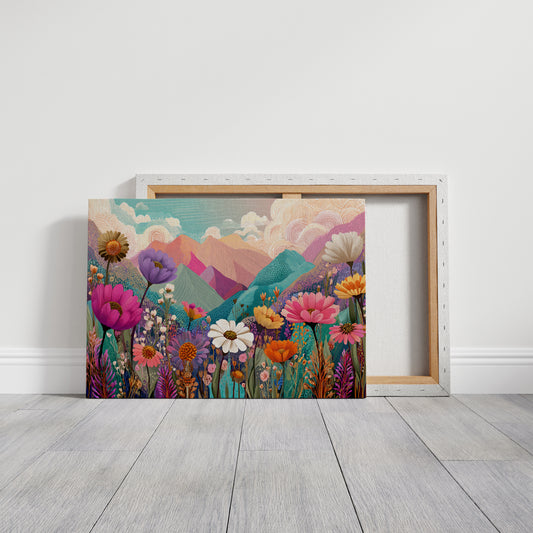 Mountain Meadows Bloom In Candy Colors