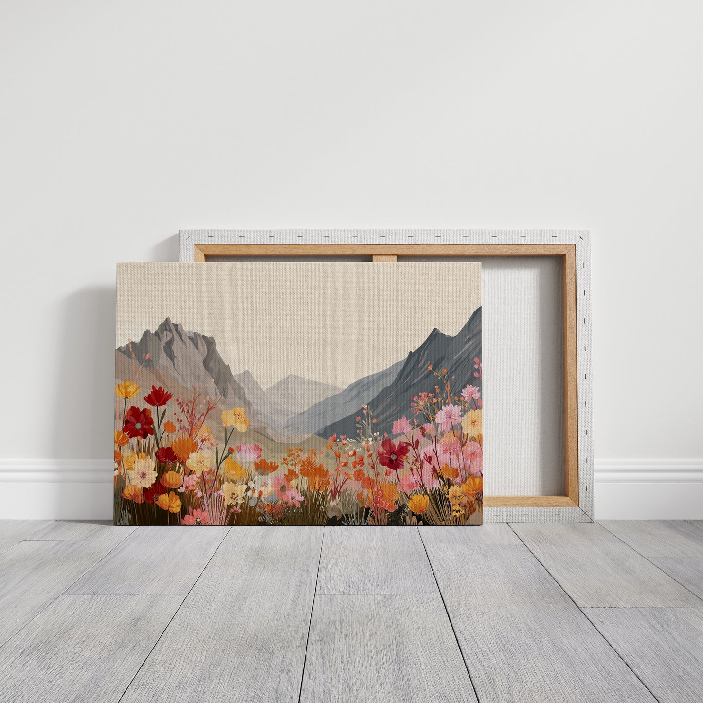 Alpine Meadows Bloom In Coral
